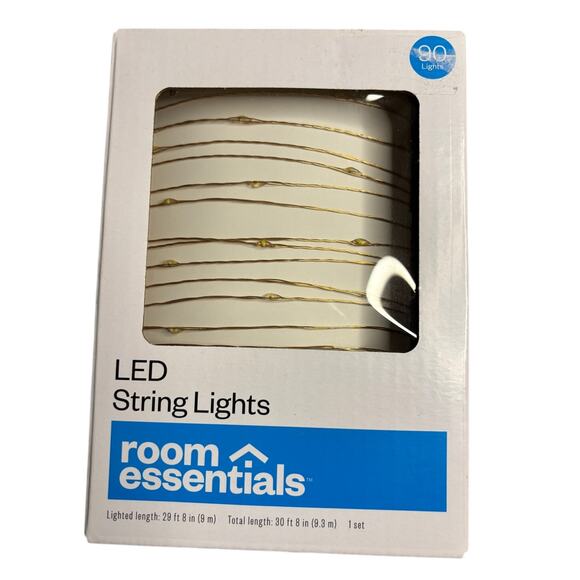 Lot of 3 LED String Fairy Lights from room essentials - NIB - Picture 1 of 3
